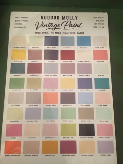 Voodoo Molly Paint colours